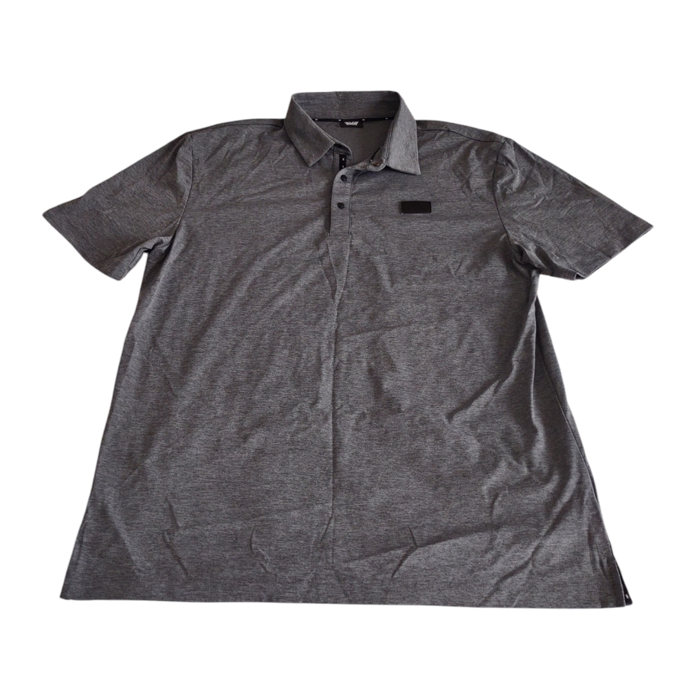 PXG Large Grey Short Sleeve Polo Shirt